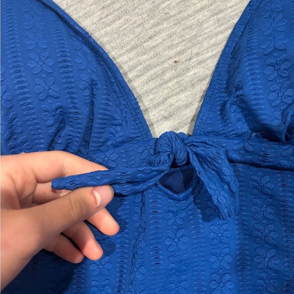 Blue Women’s Swim Tank Top - Picture 4 of 13